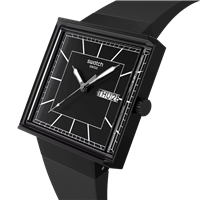 Orologio Swatch WHAT IF...BLACKAGAIN? in Bioplastica SO34B701 - SO34B701
